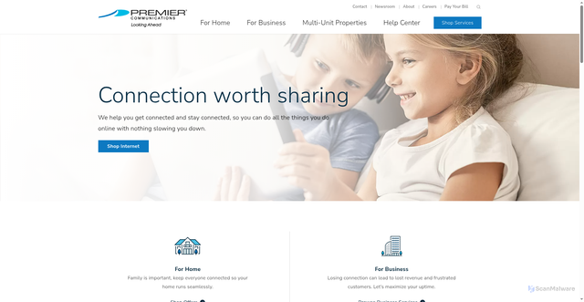 Security scan screenshot of https://premieronline.net