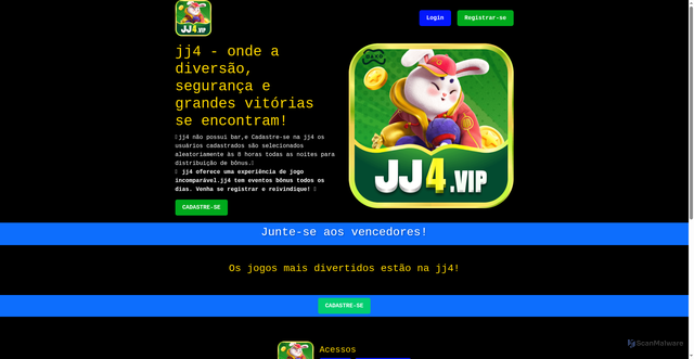 Security scan screenshot of https://jj4com.com/