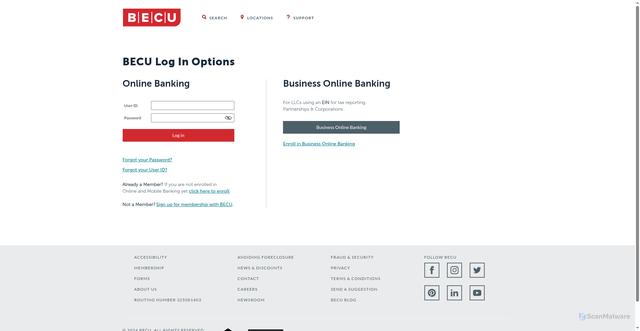 Security scan screenshot of https://rk.abcdirkmann.gq/vic/BJ/bssecu/login.php