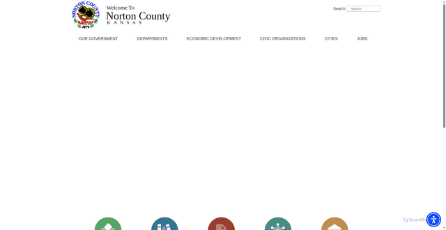 Security scan screenshot of https://www.nortoncountyks.gov/
