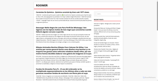 Security scan screenshot of https://matoran.pages.dev/page/4/