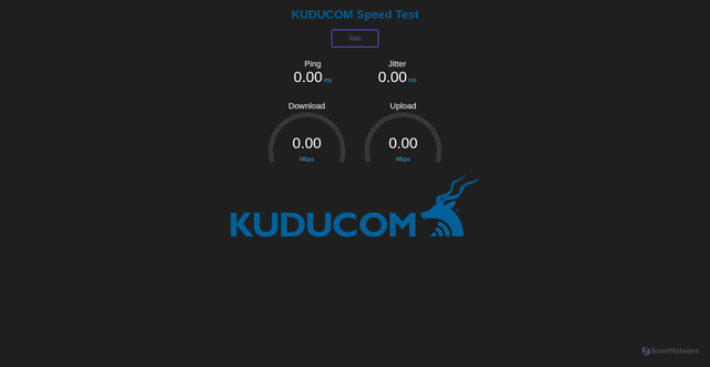 Security scan screenshot of https://speedtest.kuducom.com