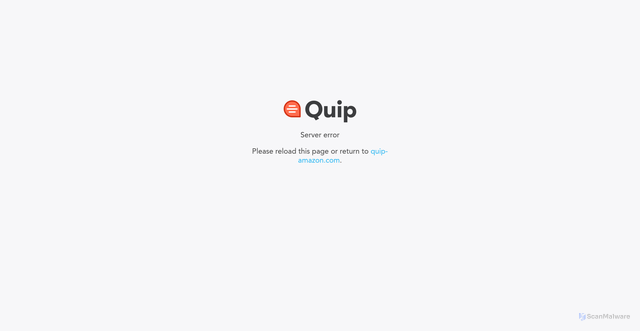 Security scan screenshot of https://listenweb6.quip-amazon.com