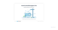Screenshot of teamtrustwalletsupport.live