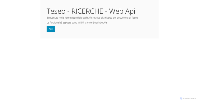 Security scan screenshot of https://teseo-search.dejure.it