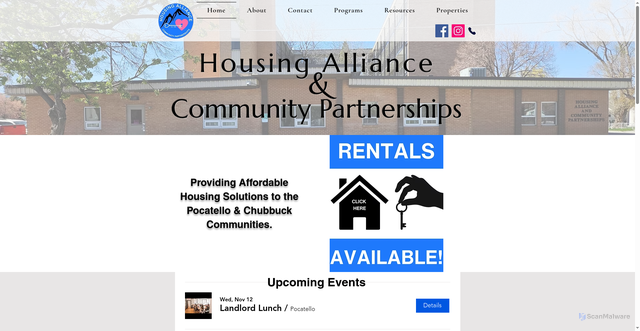 Security scan screenshot of https://www.hacpid.gov/