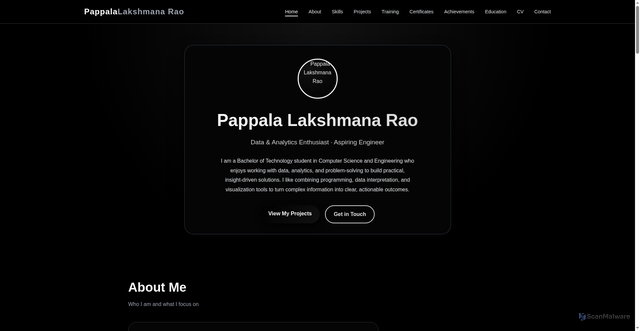 Security scan screenshot of https://lakshamanarao-zn3oku3750.edgeone.app/