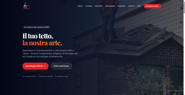 Security scan screenshot of https://artedile-snc.com/