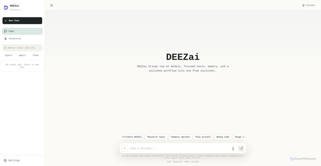 Security scan screenshot of https://deez-ai-dprsczz4li19.edgeone.app/