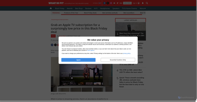 Security scan screenshot of https://www.whathifi.com/streaming-entertainment/grab-an-apple-tv-subscription-for-a-surprisingly-low-price-in-this-black-friday-deal