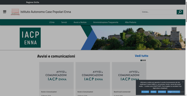 Security scan screenshot of https://www.iacpenna.it