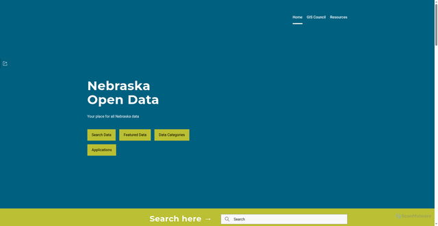 Security scan screenshot of https://www.nebraskamap.gov/