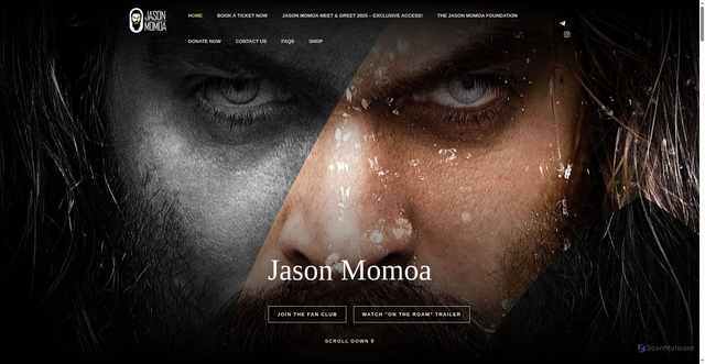 Security scan screenshot of https://jasonmomoa.me/