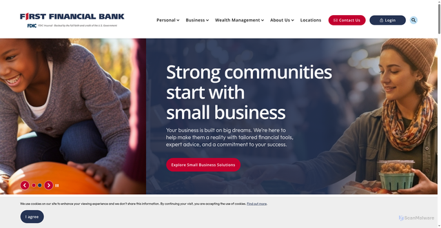 Security scan screenshot of https://ffin.com/