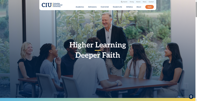 Security scan screenshot of https://ciu.edu/