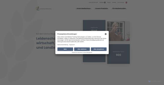 Security scan screenshot of https://lv.de