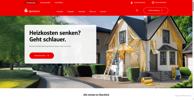 Security scan screenshot of https://kunden-spk-push.sbs/