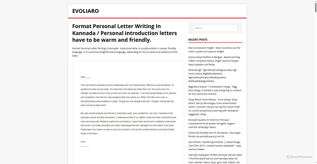 Security scan screenshot of https://oralivos.pages.dev/posts/format-personal-letter-writing-in-kannada