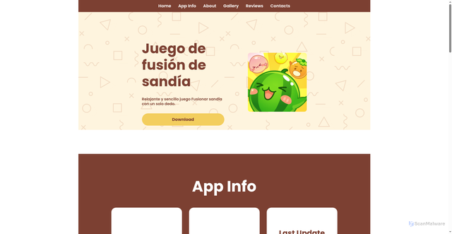 Security scan screenshot of https://maggico-fruit-game.store/