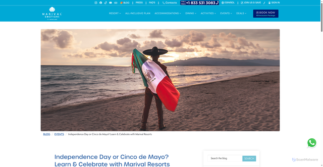 Security scan screenshot of https://www.marivalemotions.com/blog/mexican-independence-day-vs-cinco-de-mayo