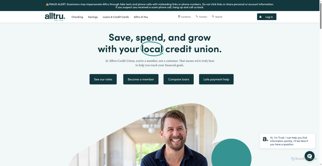 Security scan screenshot of https://alltrucu.org/