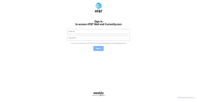 Security scan screenshot of https://att-104858-109397.weeblysite.com/
