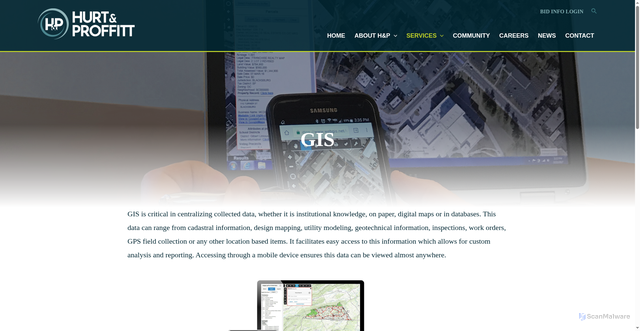 Security scan screenshot of https://www.webgis.net