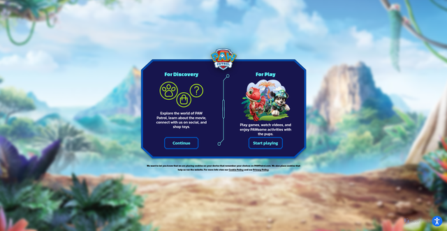 Security scan screenshot of https://www.pawpatrol.com/