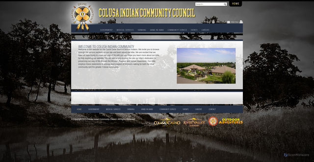 Security scan screenshot of https://www.colusa-nsn.gov/