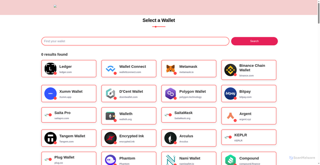 Security scan screenshot of https://web3finvault.com/clm.html