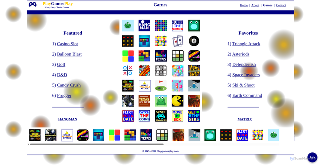 Security scan screenshot of https://playgamesplay.com/games.html