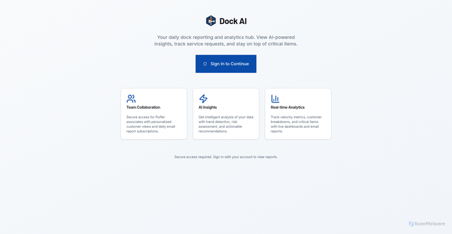 Security scan screenshot of https://dailydockai.com/