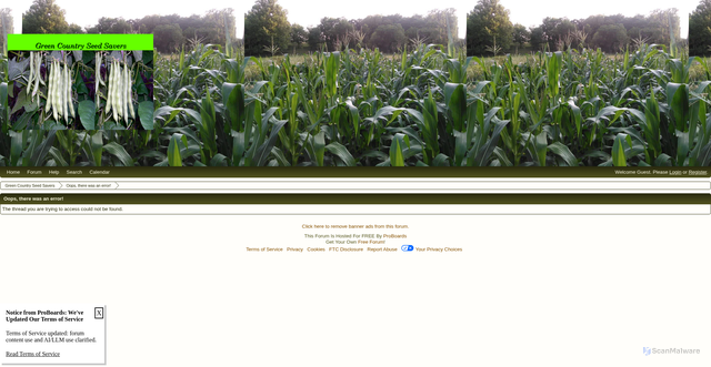 Security scan screenshot of https://seedsavingnetwork.proboards.com/thread/5103/hotels-flight-cancelled-refund-quickly