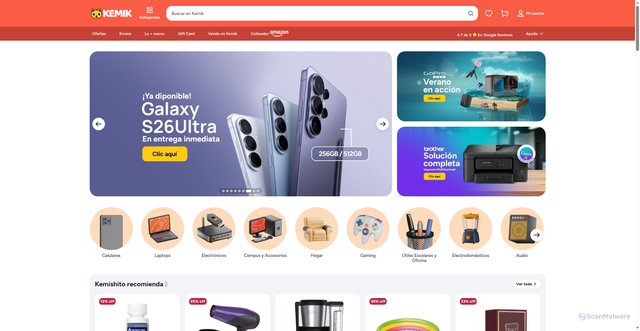 Security scan screenshot of https://kemik.gt