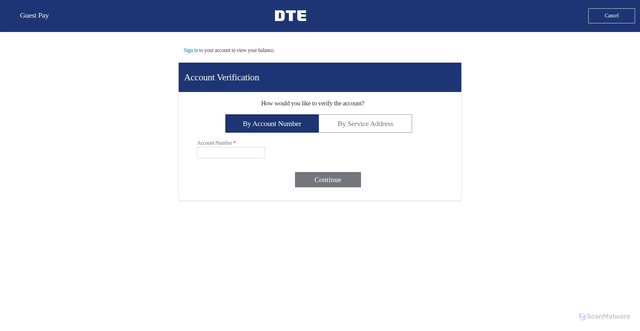 Security scan screenshot of https://payment.dteenergy.com/