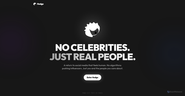 Security scan screenshot of https://hedgeapp-tg120u3yqv.edgeone.app/