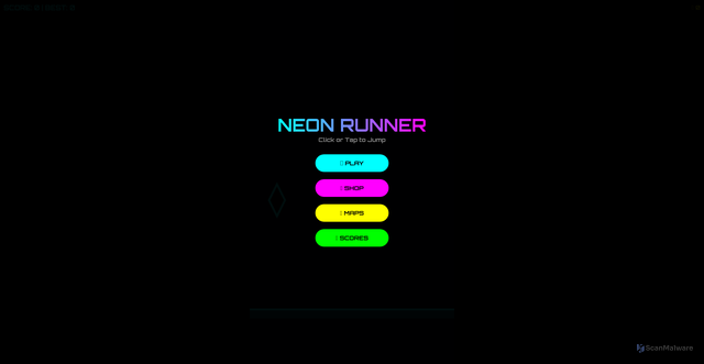 Security scan screenshot of https://neonrun-xi310tirph.edgeone.app/
