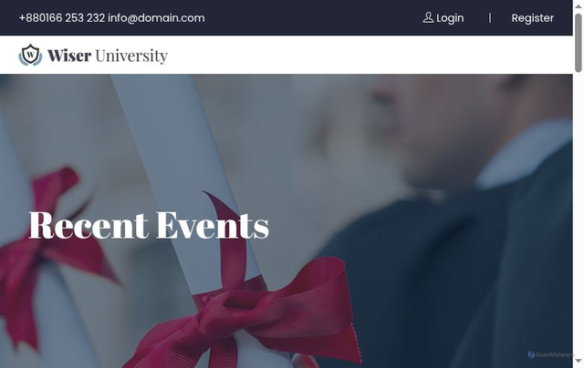 Security scan screenshot of https://stonehandlop.com/Event.html