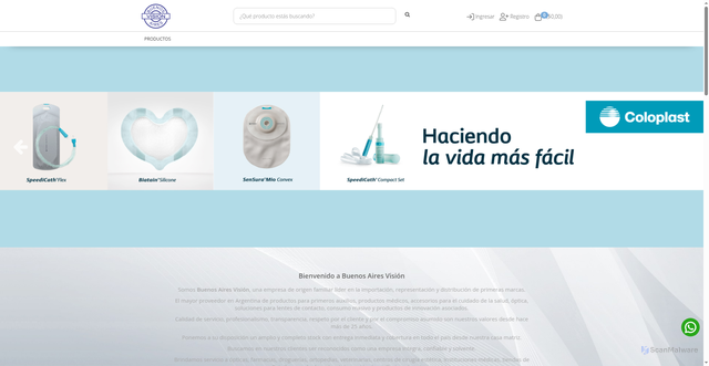 Security scan screenshot of https://www.buenosairesvision.com.ar
