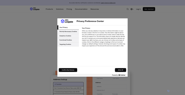 Security scan screenshot of 6sense.com