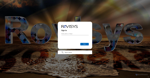 Security scan screenshot of https://rovisys.roving-office.com
