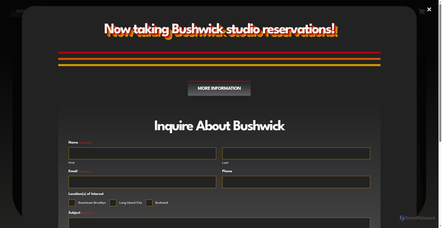 Security scan screenshot of https://www.bqestudios.com/