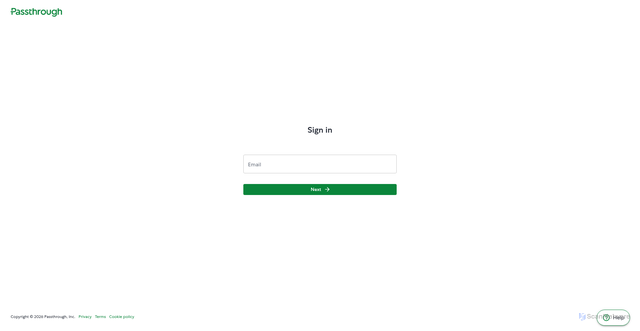 Security scan screenshot of app.passthrough.com