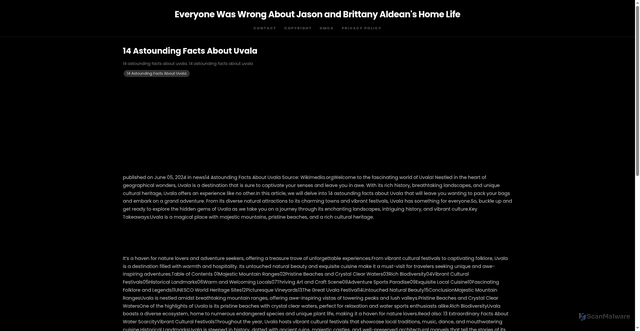 Security scan screenshot of https://streebanbosblog-dpd5o3ygspz5.edgeone.app/14-astounding-facts-about-uvala.html