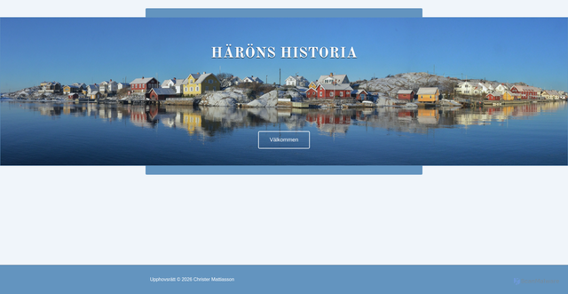 Security scan screenshot of https://xn--hrnshistoria-gcb7w.se
