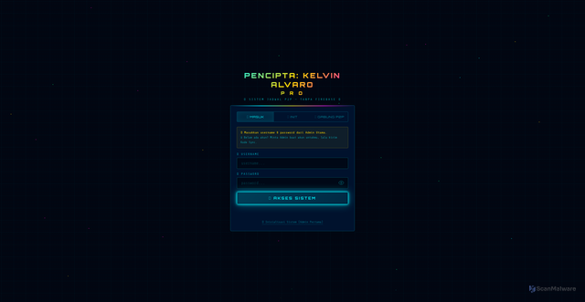 Security scan screenshot of https://server-jaringan-p2p-v12-dpn2o83bdz84.edgeone.app/