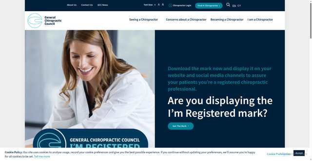 Security scan screenshot of https://www.gcc-uk.org/