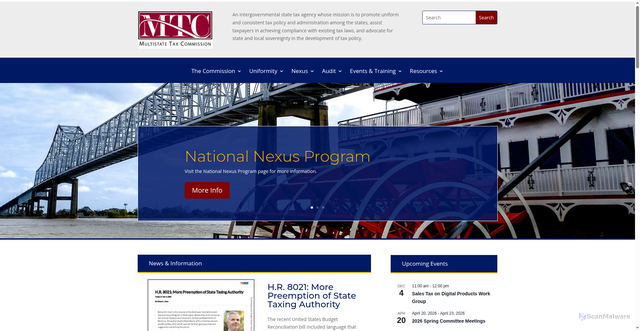 Security scan screenshot of https://www.mtc.gov/