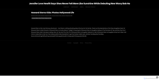 Security scan screenshot of https://youniqebrandhugo-sh3wzh7r9l.edgeone.app/23448-howard-sterns-kids-photos-hollywood-life.html