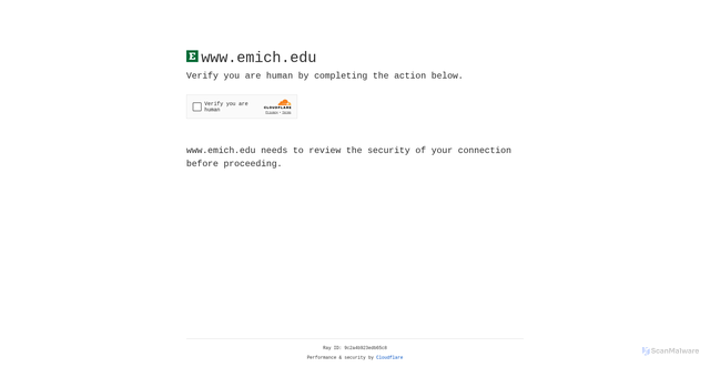 Security scan screenshot of https://www.emich.edu/